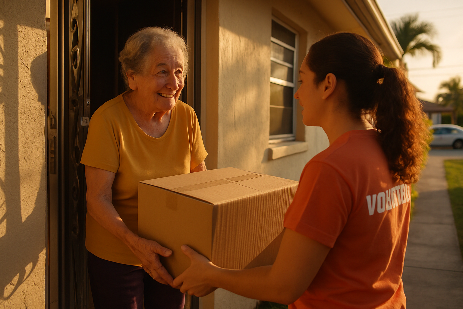 Vehicle donation moment in Hialeah